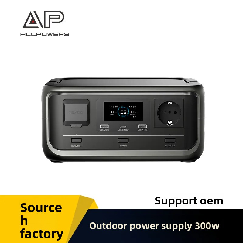 Outdoor Powerbank - محطة طاقة محمولة P300، بطارية LiFePO4