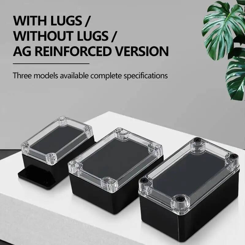 Outdoor Power Supply Box - 2 قطعة غطاء شفاف مقاوم للماء