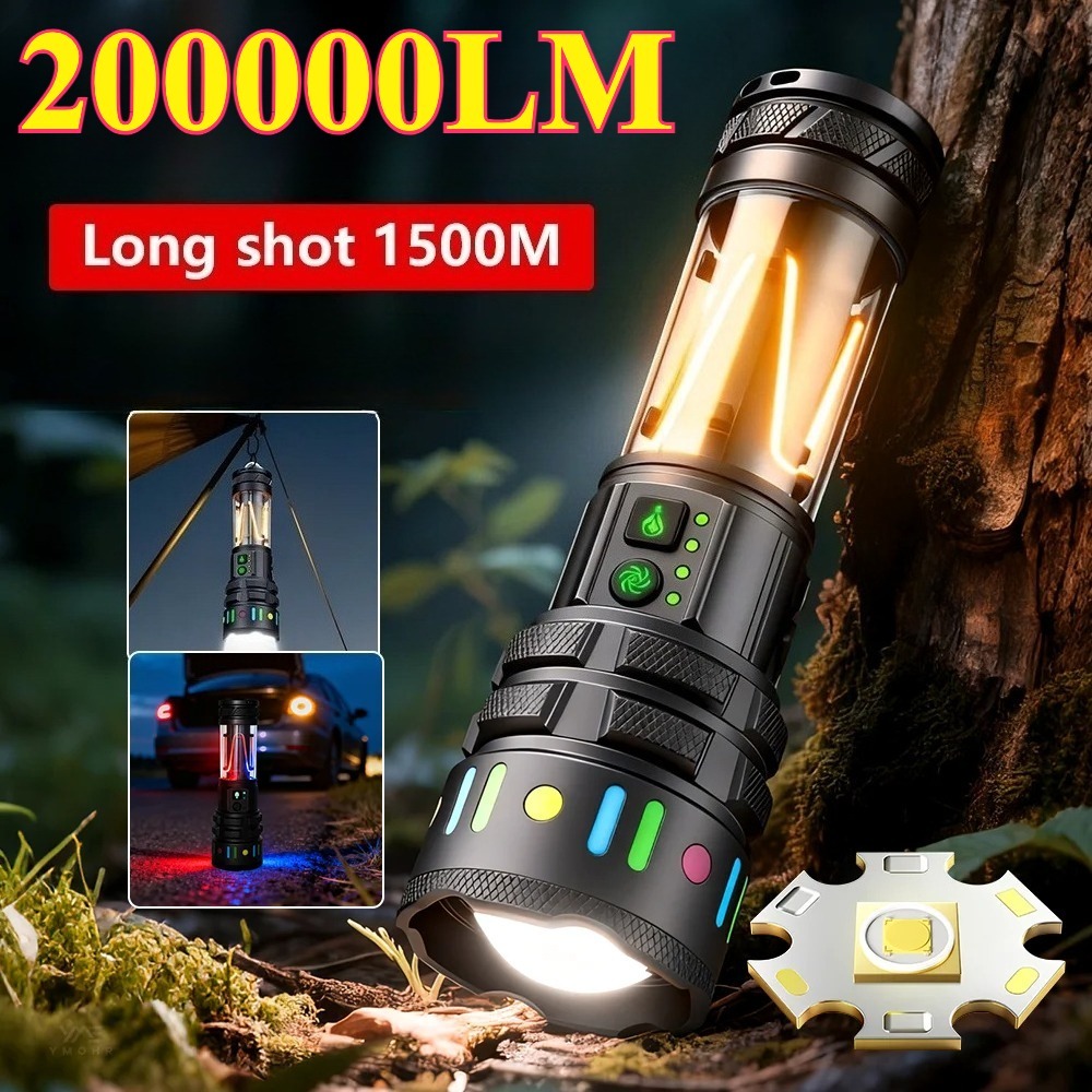 Outdoor Powerbank - مصباح يدوي LED قوي فائق السطوع