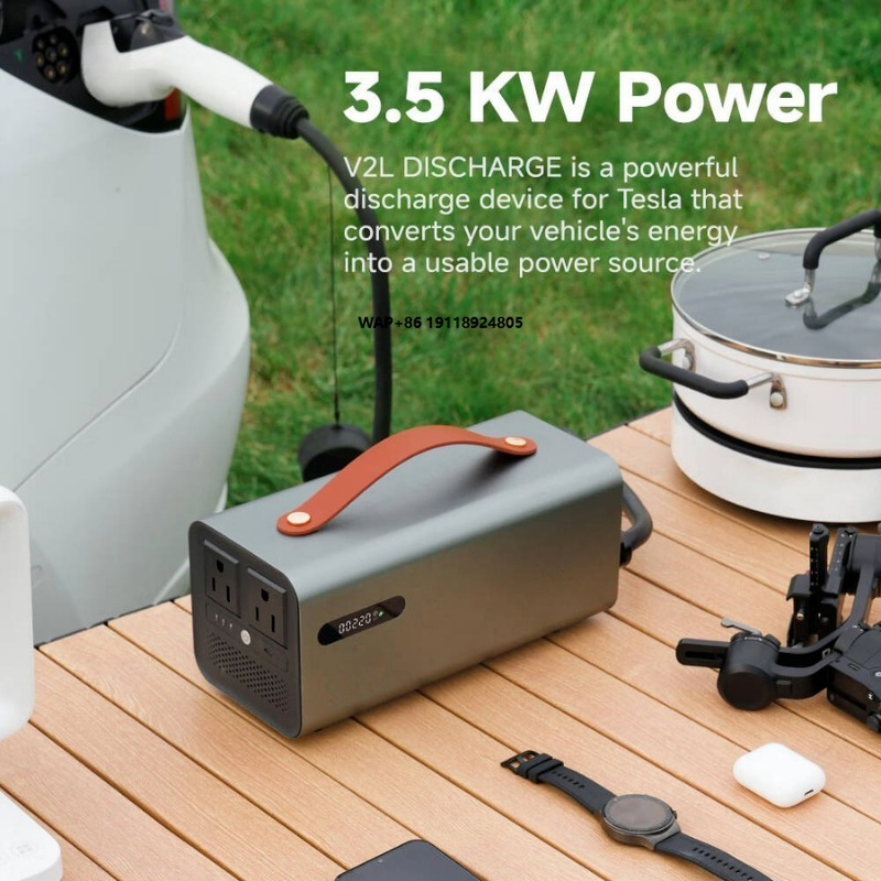 Power Outdoor - محطة تفريغ NACS V2L بقدرة 3.5