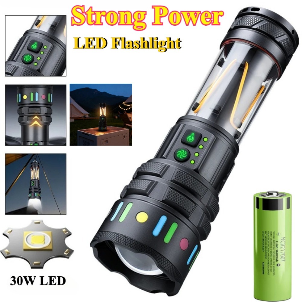 مصباح يدوي LED قوي فائق السطوع - مراجعة Outdoor Powerbank وسعره