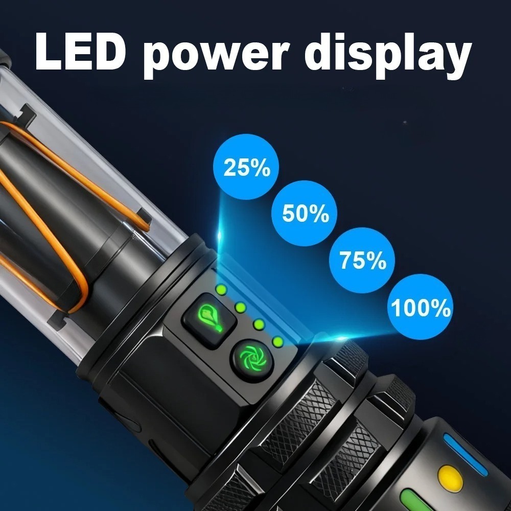 مصباح يدوي LED قوي فائق السطوع - مراجعة Outdoor Powerbank وسعره