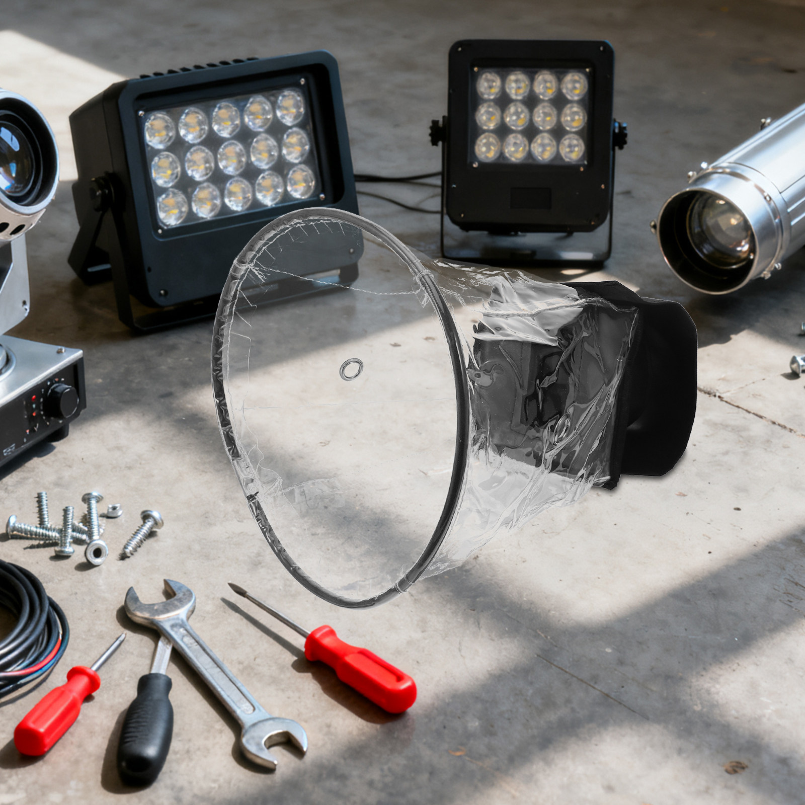 غطاء شفاف مقاوم للماء لأضواء ا - مراجعة Outdoor Power Lead Cover وسعره