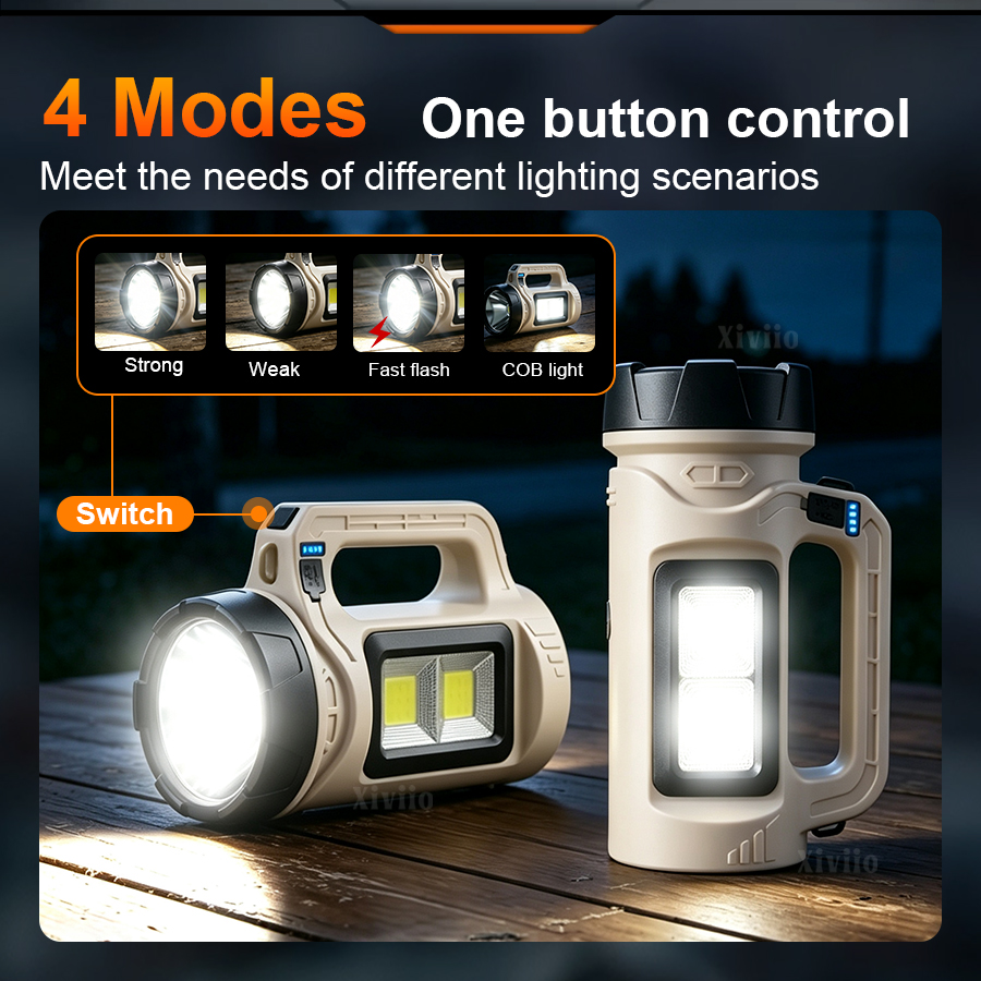 مصباح LED محمول متعدد المشاهد  - مراجعة Outdoor Powerbank وسعره