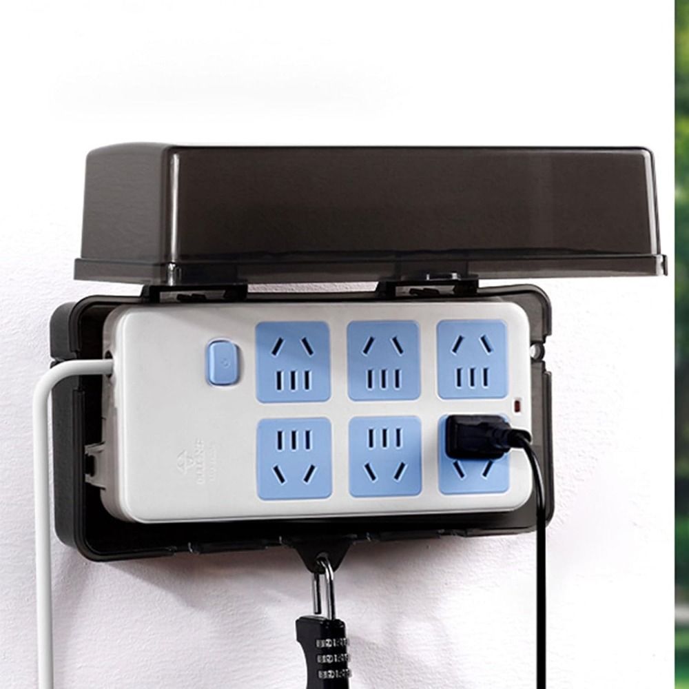 صندوق بلاستيكي محمول مقاوم للم - مراجعة Outdoor Power Lead Cover وسعره