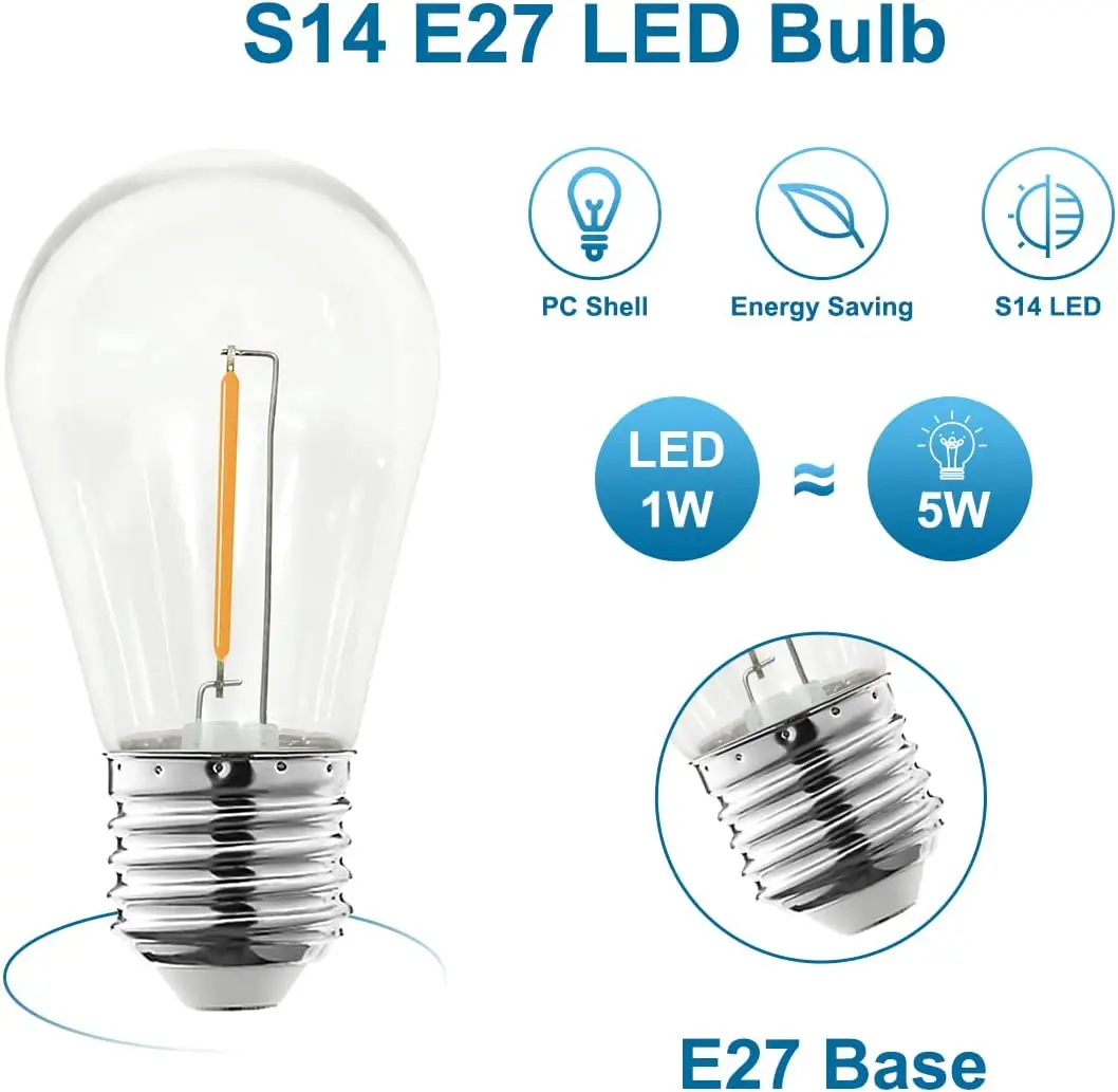 10 حزمة 5 فولت 24 فولت S14 عكس - مراجعة Outdoor Power Lead Cover وسعره
