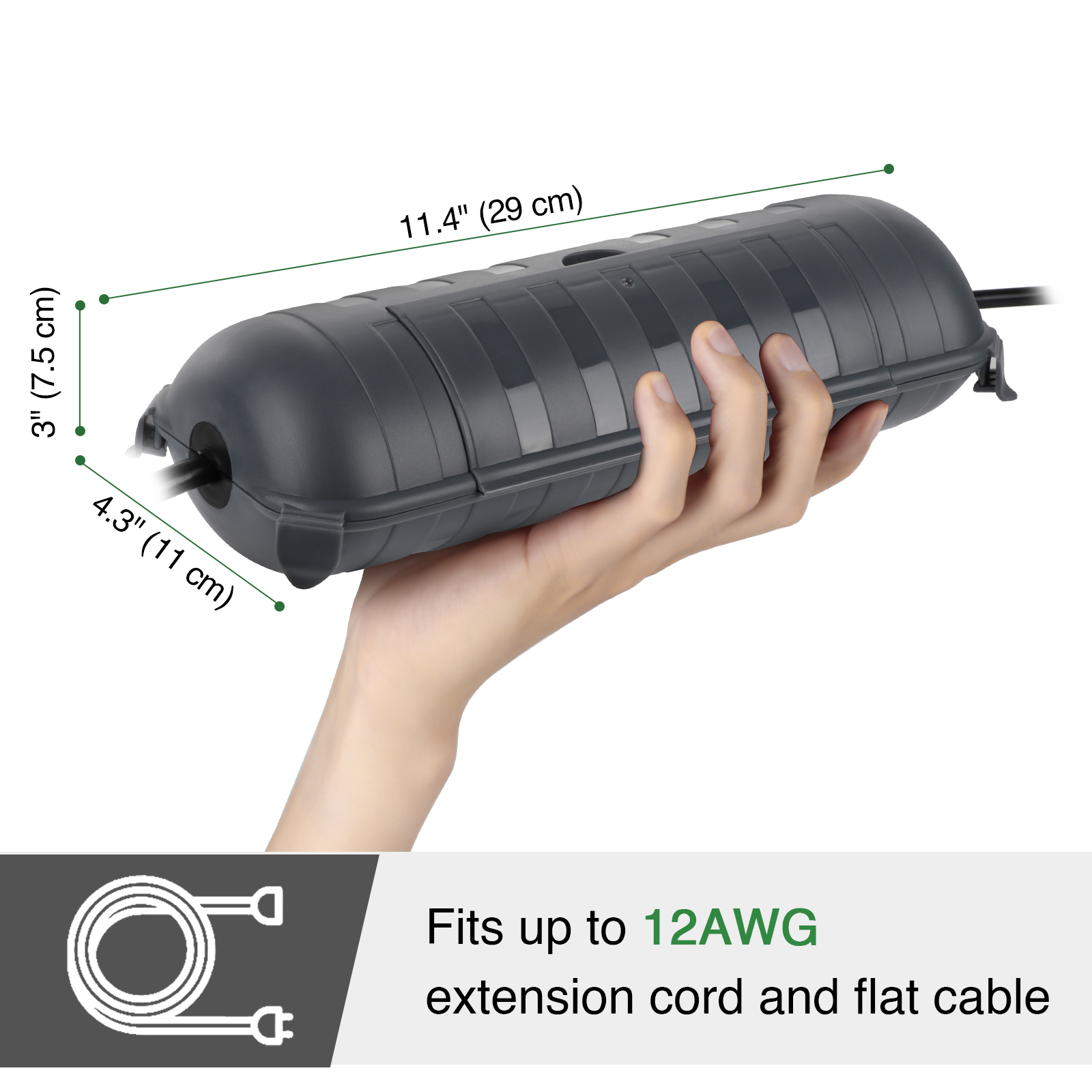 في الهواء الطلق صندوق اتصال مق - مراجعة Outdoor Power Lead Cover وسعره
