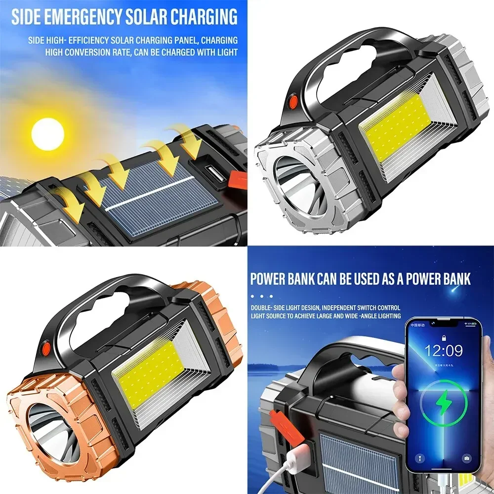 مصباح يدوي قوي محمول USB الشعل - مراجعة Outdoor Powerbank وسعره