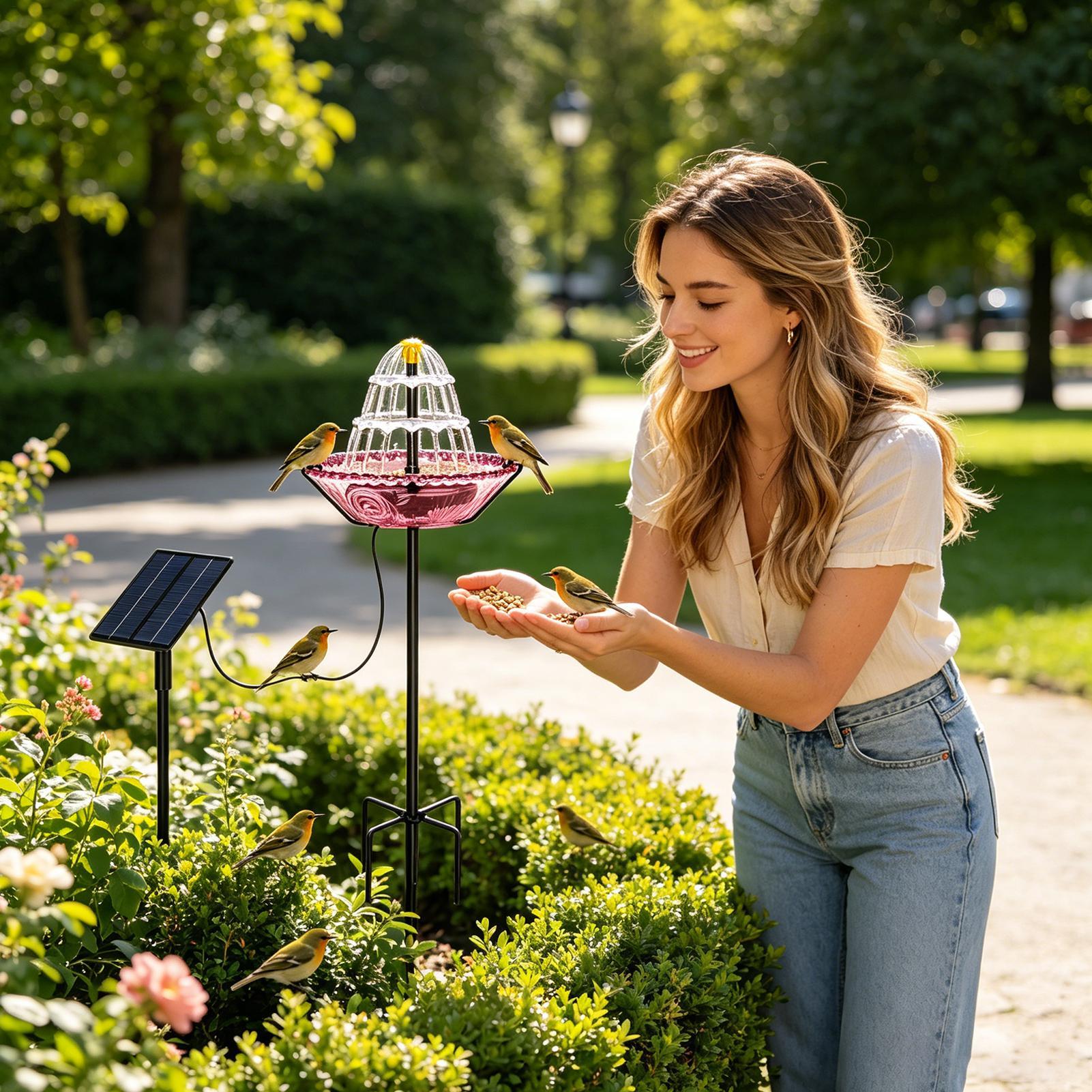 حوض استحمام للطيور يعمل بالطاق - مراجعة Power Outdoor وسعره