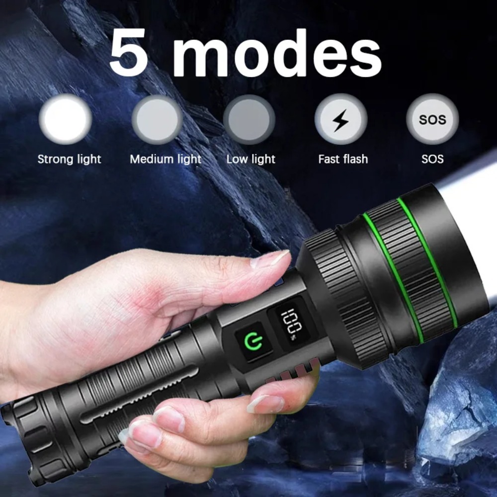 مصباح يدوي LED قوي قابل للتكبي - مراجعة Outdoor Powerbank وسعره